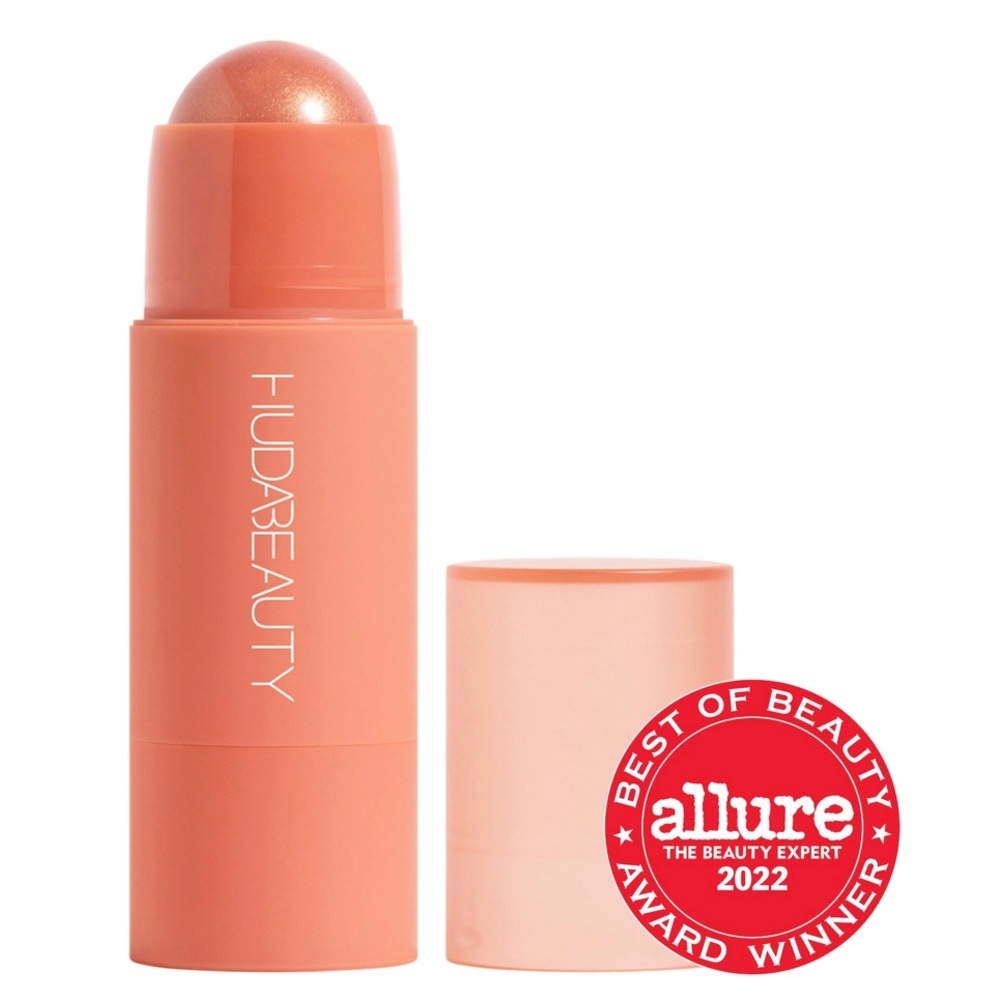 Huda Beauty - Cheeky Tint Cream Blush Stick in “Perky Peach”